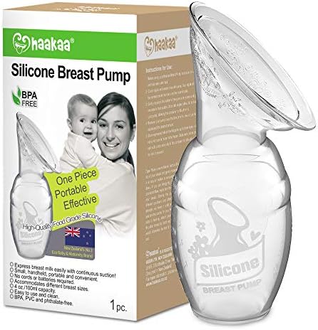 Ръчно Молокоотсос haakaa Silicone Milk Saver за Кърмещи майки 4 грама