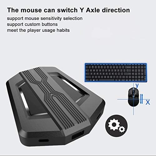 Конвертор мишка, клавиатура ABS и Конвертор на мишката с аудиоинтерфейсом 3,5 мм Switch/Xbox ONE/PS4/PS3 за дома