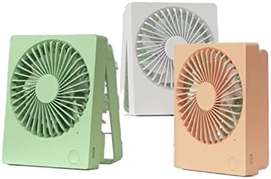Фен JKYYDS-Настолен USB Зареждане, Малък Електрически Вентилатор, Тъпо Преносим Мини Вентилатор, Тенис на маса Сгъваема на три-цветен (Зелен цвят)
