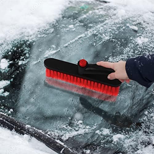 Прибиращ се четка за почистване на сняг Eazzzy, 2 в 1, Стъргалка за лед върху Предното стъкло на автомобила с Поролоновой
