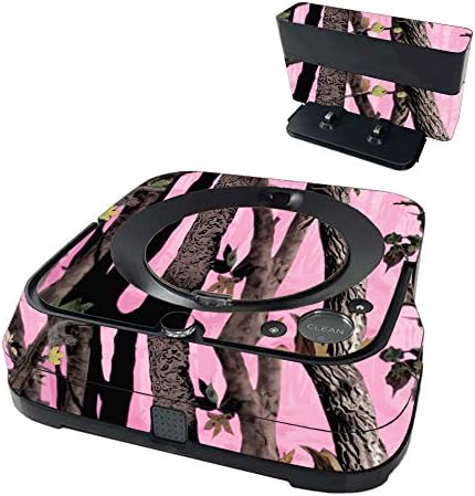 MIGHTY SKINS Кожата MightySkins, съвместим с iRobot Braava Jet m6 - камуфлаж под формата на розово дърво | Защитен калъф с уникална винил стикер | Лесно се нанася и променя стил | Произвед