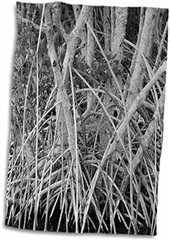 Кърпа 3D Rose Mangrove Roots TWL_27080_1, 15 x 22, Бяло