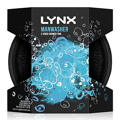 Двустранен инструмент за душата Lynx с 2 Варианта на почистване - Гъба за душ Manwasher За по-добро почистване