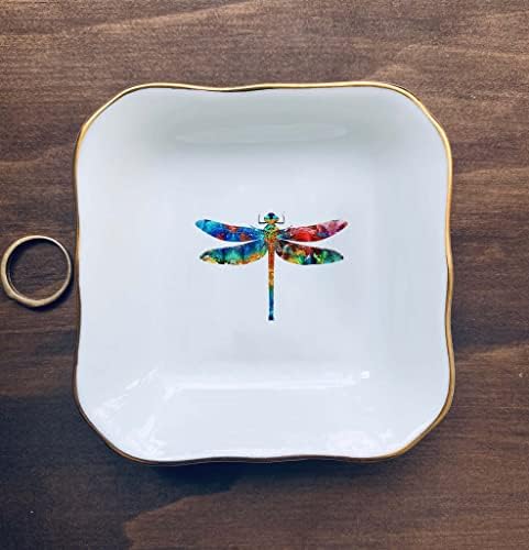 Бижу ястие ПРИЛЕП TRANG Dragonfly Boho jewelry dish – Тава за украшения с красиви малки животни, ястие за всеки