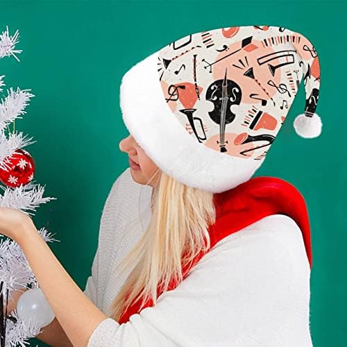 Коледна шапка музикален инструмент, персонални шапка на Дядо Коледа, забавни коледни декорации