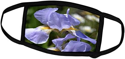 3dRose PS Flowers - Красиви Лавандулови цветове на Ирис - Пролетни Градинарски Цветни маски за лице (fm_59012_2)
