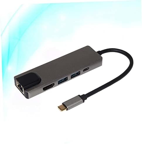 SOLUSTRE 5 1 USB hub Ethernet USB хъбове USB-хъб Вид-USB хъб 3.0 Адаптер USB-хъб Многопортовый Хъб USB Type