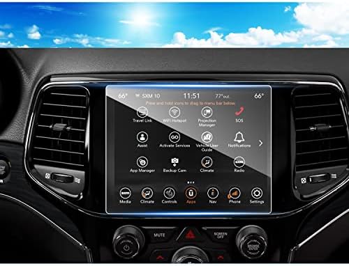 SHAOHAO за 2019 Jeep Grand Cherokee Защитно фолио за екрана, Автомобили Защитно фолио за сензорния екран, за 2020 2021 2022 2023 Jeep Grand Cherokee Uconnect 8,4-Инчов Стереодисплей със сензорен екран Pto