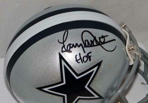 Мини-Каска с автограф от Тони Дорсетта Каубои, hof Jsa/ coa - Мини-каски NFL с автограф