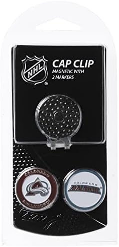 Скоба за бейзболни шапки за голф Golf Team NHL Colorado Avalanche с 2 Подвижни Кт эмалированными Магнитни