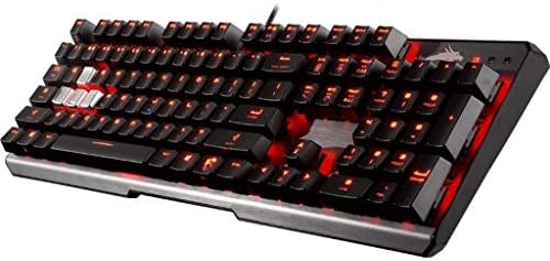 Ръчна детска клавиатура за MSI Cherry MX Red със специални горещи клавиши, USB Pass-Through (Vigor GK60)