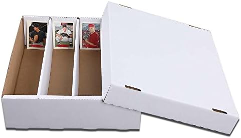 G-PLUS Картонена Кутия за съхранение на Бейзболни търговски Картички Monster Shoe Box 3200 Count Кутия За