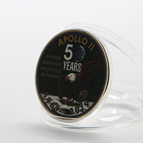 Сребърна Монета, посветена на 50-годишнината на Аполо 11, Колекционерски монети, Монета на Повикване, Колекционер на Медали от САЩ