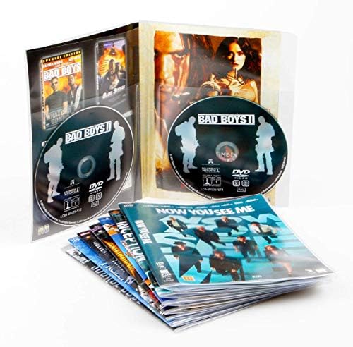 Седалките Tarifold DVD за съхранение на DVD - та - По два DVD-диск във всеки джоб, с място за обложка и книжка - 50 седалките