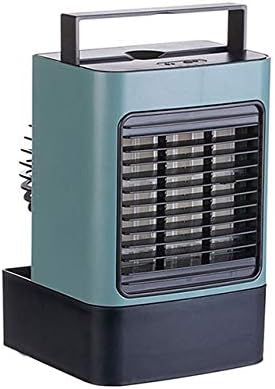 YCZDG Преносим Климатик Персонален Вентилатор-хладен въздух Мини-един изпарителен Охладител Настолен Вентилатор Безшумен Chiller за въздух Овлажнител (Цвят: A)