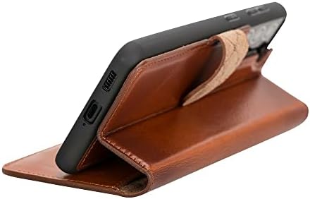 Чанта-портфейл Bouletta за Samsung Galaxy S21 от Ултра-кожа, Сменяем Магнитен RFID-Флип калъф-награда за мобилен Телефон с