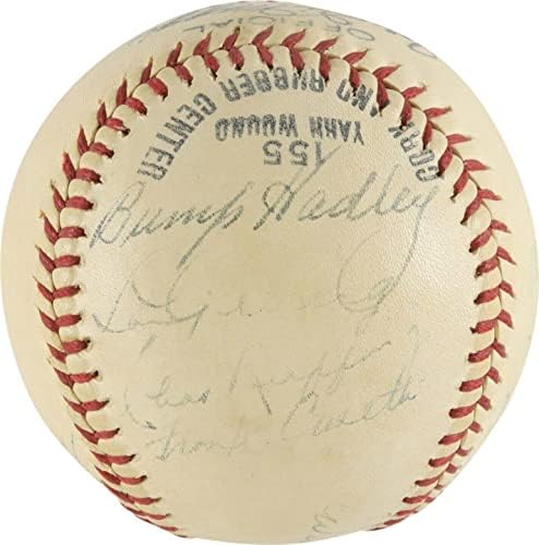 Лу Гериг, Шампион от Световните серии Ню Йорк Янкис, 1939 г., Подписано Бейзболен договор PSA - Бейзболни топки