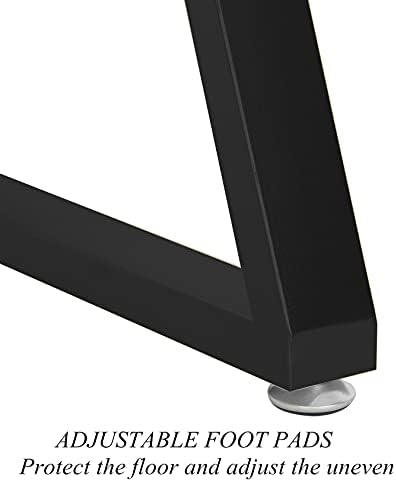 Промишлени метални крака за маса HOMEKAYT (H28 x W24) Тежкотоварни Модерни Мебелни крака за самостоятелно ползване, Определени
