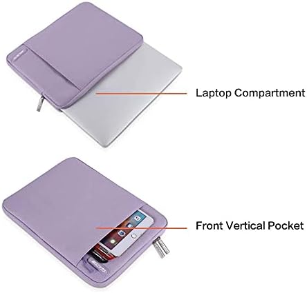 Чанта за лаптоп MOSISO, съвместима с лаптопа 13-13,3 инча, съвместима с MacBook Pro 14 инча, Вертикален калъф от полиестер