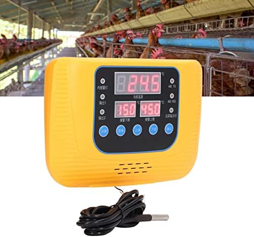 Набор от цифрови Регулатори на температура, Интелигентна Алармена температура за Оранжерии US Plug 100240V