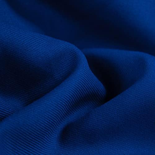 Плат Delaney Royal Blue е от полиэстерового габардина by The Yard за костюми, Палта, Панталони /Слаксов, Униформи - 10056