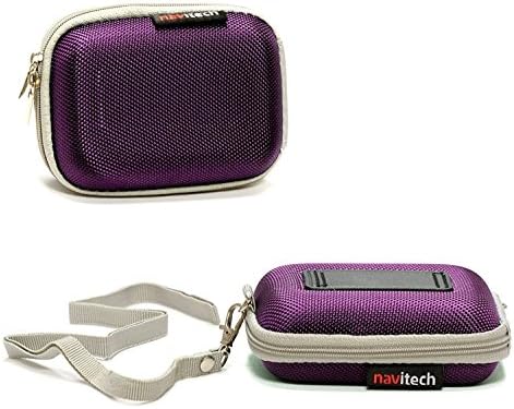 Твърд защитен калъф за часа /гривна Navitech Purple, който е Съвместим с Garmin Съвместим с GPS часовник за джогинг Runner 630