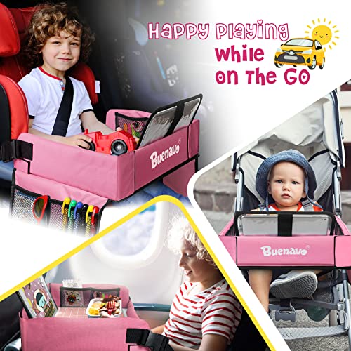 [Нова версия] Органайзер за автомобилни седалки, Детски Пътен Тава за Занимания на деца в Автокресле, количка, килимче | стойка