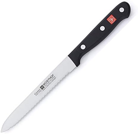 Нож за колбаси Wusthof 4107-7, 5 инча, черен