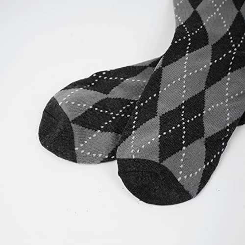 TiaoBug Дамски Чорапи за момичета от Телешка кожа В Клетката, Разтеглив, Ежедневни Чорапи, Новост, Отглеждане