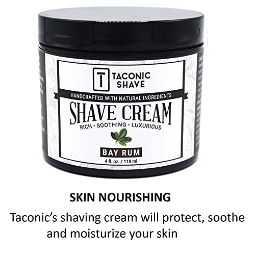 Taconic Shave, Напълно натурален крем за бръснене – Высококонцентрированный крем за бръснене за мъже – 4 грама. Хидратиращ Крем за бръснене в Ванночке с Успокояващи кожа