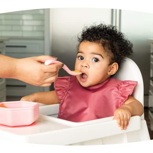 Детска лъжичка Малки Туинкъл - Лъжичка за хранене на бебето без бисфенол А, Детска Силиконова лъжичка, Бебешки