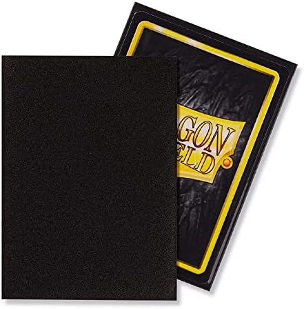 Dragon Shield Матово-Черен Стандартен Размер 100-каратных Карти В Индивидуална опаковка