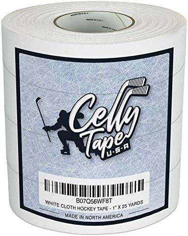 Самозалепваща се лента за хокей стикове CellyTape, 4 опаковки, трайно лепило за стикове за лед и ролкови кънки, тиксо,