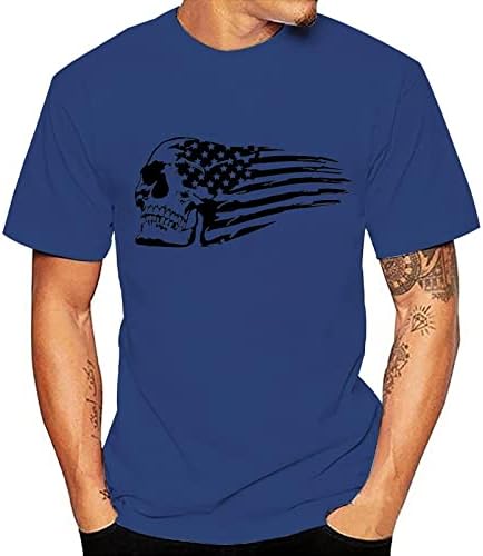 Мъжки Компресиране тениска Cold Gear С Принтом Хартата на Деня на Независимостта, Зашити от Две Части, Пролетно-Лятна Спортна