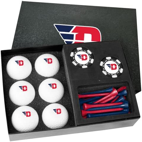 Подаръчен комплект Venture Golf Dayton Flyers с Черни чипове за покер RD-1