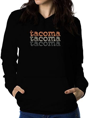 Дамски hoody Teeburon Tacoma Repeat в Ретро стил