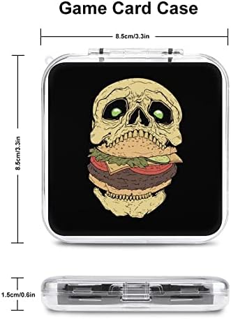 Калъф за карти игра Skull Burger устойчив на удари за употреба За съхранение слот за карти 6 Слотове Защитна Кутия