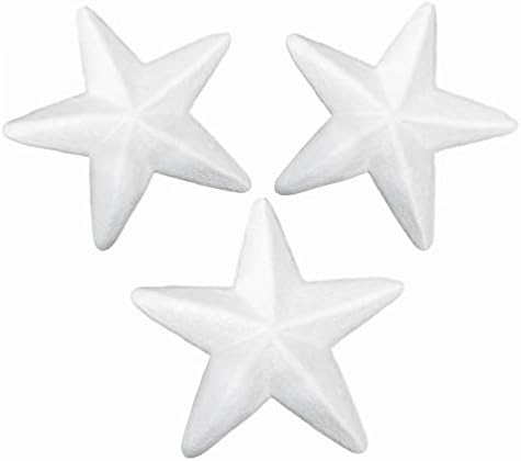 NOLITOY Космически Етикети Полистирен Форма във форма на Коледно 30шт Полистирен Звезди Бяла Формата на Пяна за Diy
