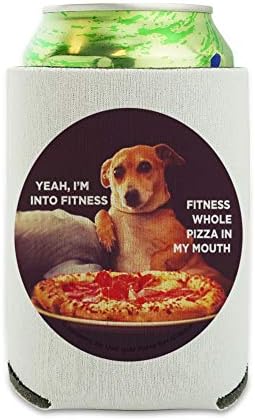 Да, аз Увлекаюсь фитнес, Цяла пица в устата си, Забавен Хумор, Охладител за напитки, Обнимающий ръкав, Сгъване, Втулка,