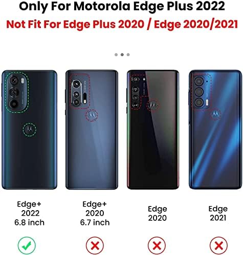 Калъф NZND за Motorola Edge Plus 2022 / Moto Edge Plus 5G UW (2022), модел (XT2201) с предпазно фолио от закалено стъкло, [Военна]