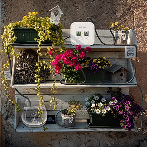 [Обновен помпа] Автоматична система за поливане на стайни растения iPriro Висока Мощност за 15 Стайни растения в