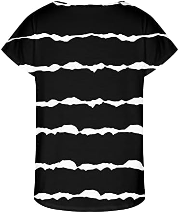 Есенно Годишният Топ Тениска за Жени С Къс ръкав 2023 Облекло Лейси Памучен Блуза с VОбразным деколте и Графичен Дизайн E3