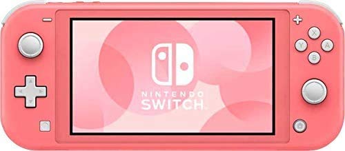 Най-новата игрова конзола на Nintendo Switch Lite Коралово-розов цвят, с памет карта AllyFlex капацитет от 128 GB