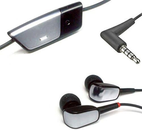 Слушалки с кабел, Слушалки с микрофон високоговорител 3.5 мм за телефон Blade Vantage 2, Слушалки на ушите с Микрофон, Съвместим