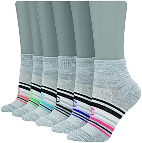 Дамски чорапи Champion, 6 опаковки, различни цветове, 5-9 щатски долара