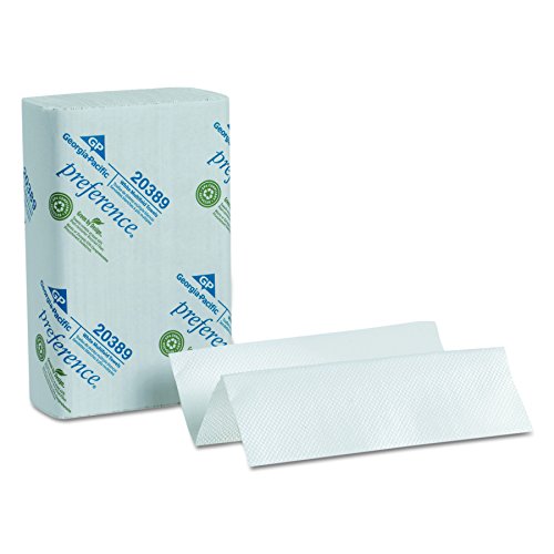 Georgia Pacific Professional 20389 Многослойни хартиени кърпи, 9 1/4 x 9 2/5, Бели, 250 за опаковка (кутия от 16 опаковки)