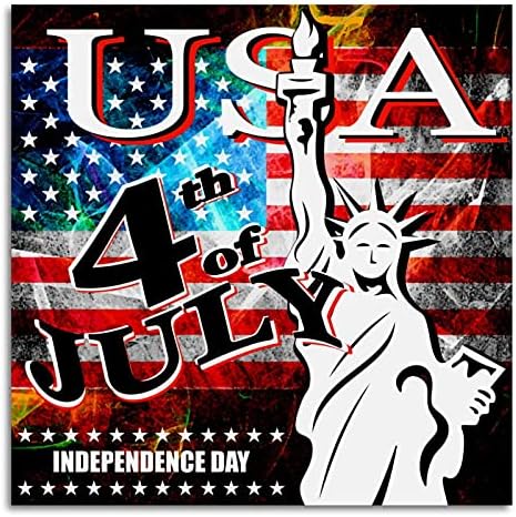 Анна Каупер, Американския Ден на Независимостта, Статуята на Свободата, Щампи върху Платно, Стенни Художествени Картини, Картини