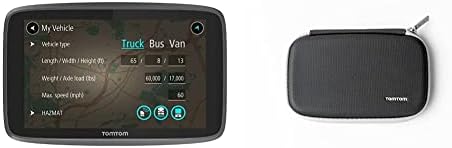 TomTom шофьор на камион 520 5-инчов GPS навигационно устройство и защитен калъф за носене 4,3-инчов и 5-инчов GPS-устройства