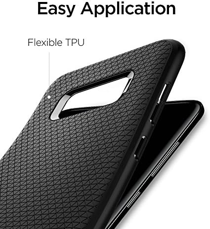 Течна въздушна броня Spigen, разработена за Samsung Galaxy S8 Plus Case (2017) - Черен