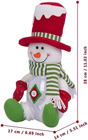 DBYLXMN Коледна Кукла с Бонбони, Кукла Кошница За Съхранение на Хранителни Продукти За Коледа Вечерни Аксесоари
